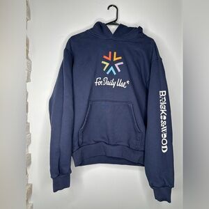 Brigs & Wood x PacSun Navy Blue Hoodie – Size – M Unisex” ✅